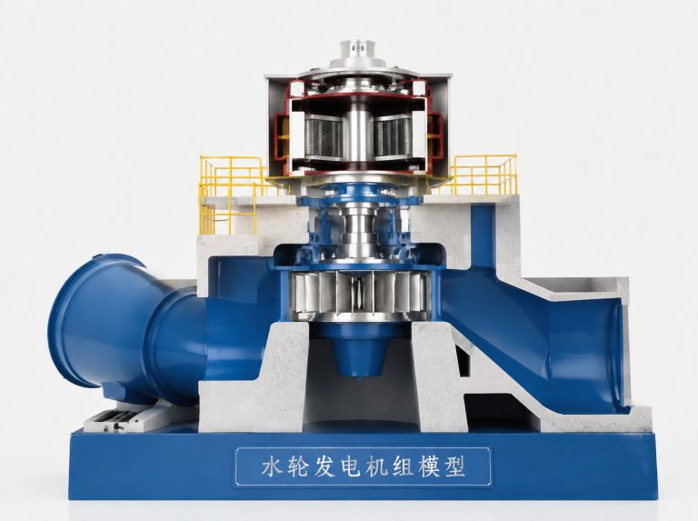 衡阳水轮发电机组剖视模型